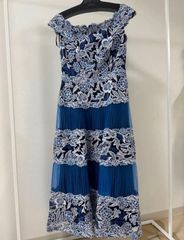 本物 美品 プラダ 花柄 ハイビスカス ノースリーブ ワンピース ドレス 