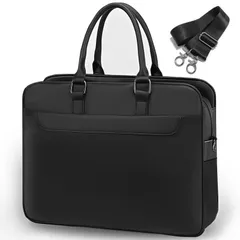 新品 [Lansion] ビジネスバッグ メンズ 大容量 就活 バッグ pcバッグ PU革 15.6インチ A4対応 3WAY 撥水 軽量 リクルートバッグ 紳士 ブリーフケース カバン メンズ リクルート 通勤 面接 仕事 入社式 出張 父の日 ブラック