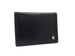 ■美品■ DAKS ダックス レザー カードケース パスケース 定期入れ カード入れ メンズ レディース ブラック系 DL4538のサムネイル