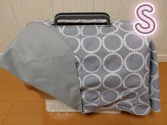 クレートカバーS　ドットサークル　グレー