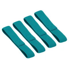 【即日発送】バンド 弁当箱 お弁当用ベルト こぼれ防ぐ 伸縮 自宅 食器固定 アウトドア ランチベルト ピクニック ゴムバンド がっこう お弁当 仕事 食事用 ランチバンド 子供 4本セット 会社員 uxcell 青緑