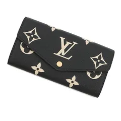 ルイヴィトン 長財布 モノグラム・アンプラント ポルトフォイユ・サラ M80496 LOUIS VUITTON ヴィトン 財布 ブラック 黒
