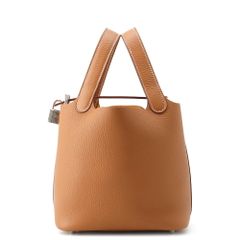 エルメス 二つ折り財布 ベアンコンパクト クレ/ゴールド金具 エプソン