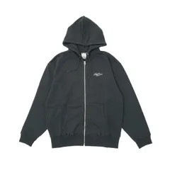 新品 [X-girl] フェイスボックスパッチジップアップスウェットフーディー FACE BOX PATCH ZIP UP SWEAT HOODIE 105253012005 CHARCOAL M