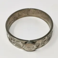 COACH コーチ バングル シルバー シグネチャー 管理番号KKVUNKO105
