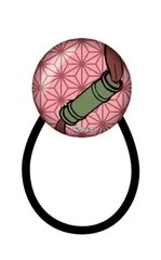 『鬼滅の刃』ガラスヘアゴム 竈門禰豆子【202603再販】