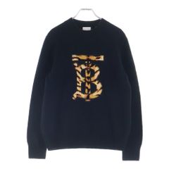 BURBERRY (バーバリー) TBロゴ ウール ニット セーター ブラック 8051469