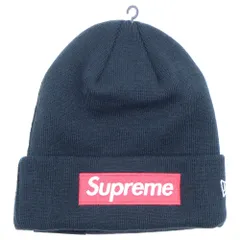 SUPREME (シュプリーム) 24AW ×New Era Box Logo Beanie ニューエラ ボックスロゴ ビーニー ニット帽 帽子 ブラック