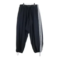 Y-3 (ワイスリー) REF WO PANTS サイドライン ドローコード サルエルパンツ ブラック IW7455