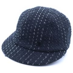 CHANEL ネイビー メッシュ ベースボールキャップ - メルカリ