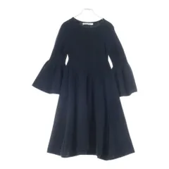 Christian Dior (クリスチャンディオール) クルーネック ニットワンピース ブラック レディース 6H24658AM558のサムネイル