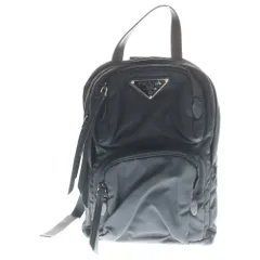 PRADA (プラダ) ナイロン ボディバッグ ウエストバッグ ショルダーバッグ ブラック ナイロン 1BZ026 シルバー金具のサムネイル