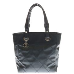 未使用品】CHANEL ブラック キルティング トートバッグ パビリアリッツ