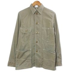 リー LEE 95473 ジャケット カバーオール ドット 水玉 チンストラップ 38 M相当 カーキ /X