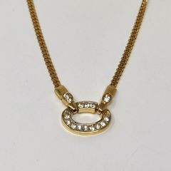 NINA RICCI】ゴールド 水滴型ペンダントネックレス - メルカリ