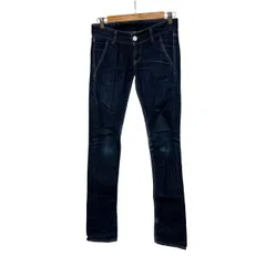  SLY JEANS スライ 日本製 スリムストレート デニムパンツ 26 レディース S07S92-0001-51【IV3】