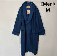 《Men》【希少デッドストック】日本製 OSCARICH ガウンコート 未使用タグ付き M 紺