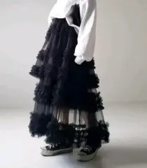 レース ロング スカート