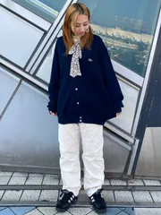 IZOD LACOSTE アイゾッドラコステ カーディガン/ボレロ XL ネイビー