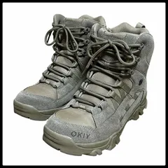 OKIY タクティカル ブーツ 42（26.0cm相当）サイドジップ アウトドア サバゲー 登山 ミリタリー