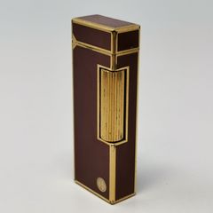 Dunhill ゴールド 赤 ストライプライター 動作未確認 - メルカリ
