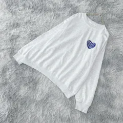 【as know as plas】長袖トレーナー プリント 胸刺繍 (F)のサムネイル