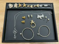ネックレス イヤリング ブローチ ブレスレット アクセサリー メッキ まとめ