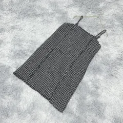 【良品】Chico チコ キャミワンピ ミニ ワンピース 裏地ショートパンツ型 (F) 大人カワイイ ツイードのサムネイル