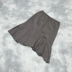 【良品】東京スタイル ひざ丈スカート ラメ入り アンゴラ、カシミヤ混 (11)