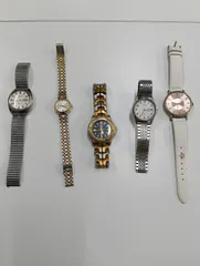 【中古品】 ELGINエルジン & SEIKOセイコー5 DX & CITIZENシチズン VEGA Junction 他腕時計 5点セット シルバー ゴールド ステンレス 時計 現状品