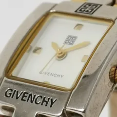 GIVENCHY ジバンシー 時計 クォーツ ロゴ  スクエア コンビ HC.09.XVⅢ 不動 管理番号KKVUKO4548のサムネイル