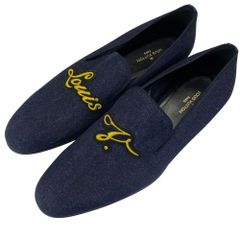 未使用】JIMMY CHOO ジミーチュウ ローカット チェーン スリッポン 