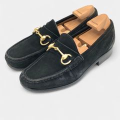 GUCCI グッチ ホースビットローファー 黒 金 36C 23cm 革靴 - メルカリ