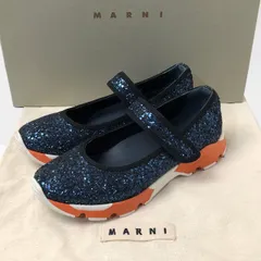 マルニ　メリージェーン　ブルー　グリッターのサムネイル