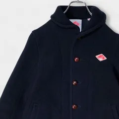 ダントン　ウールモッサ　ラウンドカラー　ショートコート