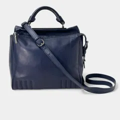 スリーワンフィリップリム　ネイビー　ハンドバッグ　ショルダーバッグ　2way