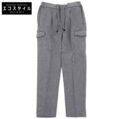 giab's ARCHIVIO ジャブスアルキヴィオ 美品 TIZIANO/P2 SPACE-FIT ワンタックテーパードカーゴパンツ ボトムス メンズ グレー 44 44
