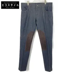 DOLCE&GABBANA ドルチェアンドガッバーナ G3XFTD ﾌﾞﾗｯｸ ｽｴｰﾄﾞ切替 ﾎﾞﾀﾝﾌﾗｲ ﾃﾞﾆﾑﾊﾟﾝﾂ