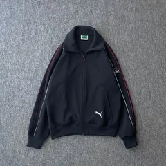 80s　PUMA　プーマ　トラックジャケット　レトロデザイン　ヴィンテージ　刺繍ロゴ　ワンポイント　ヒットユニオン