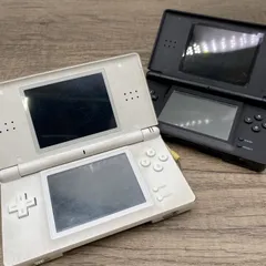 W-0189【動作確認未】◆ Nintendo DSLite 本体2台 ホワイト×ブラック USG-001 ◆
