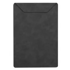 ideamall クリップボード バインダー 司会用バインダー フェイクレザー 小物入れ おしゃれ A4 (ブラック) [ブラック]