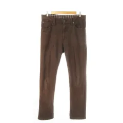 エドウィン EDWIN WILD FIRE 503 デニムパンツ ジーンズ スリム 千鳥 チェック 34 茶 ブラウン /CK36 ■ECA002のサムネイル