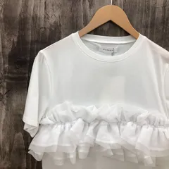 ＧＡＬＥＮＡ ガレナ  チュール　フリル　トップス　Ｔシャツ　白　ホワイト　３８ _246021のサムネイル