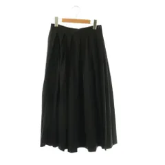 ヨウジヤマモト YOHJI YAMAMOTO スカート ロング プリーツ フレア ウール S 黒 /NR ■GY11のサムネイル
