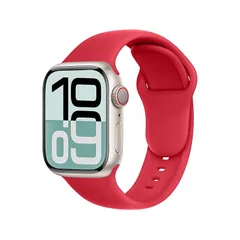 C1A for Apple Watchバンド Ultra/SE/Series11 10 9 8 7 6 対応 40mm/44mm/45mm/49mm スポーツ&シリコン ステンレス 男女兼用 快適フィット 簡単取り付け,クリスマスレッド 0