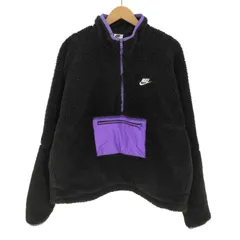 ナイキ NIKE ロゴ刺繍 ボア フリース ジャケット メンズ JPN：L 