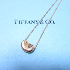 Tiffany & Co. YG750ビーンネックレス - メルカリ