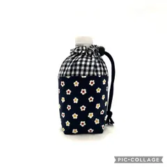 保温保冷ペットボトルカバー・小花柄・mini