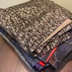 【まとめ売り】正絹大島紬10枚 リメイク素材　ハンドメイド向け