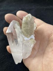 ヒマラヤ マニカラン産 ピンク水晶 セルフヒールド マスタークリスタル